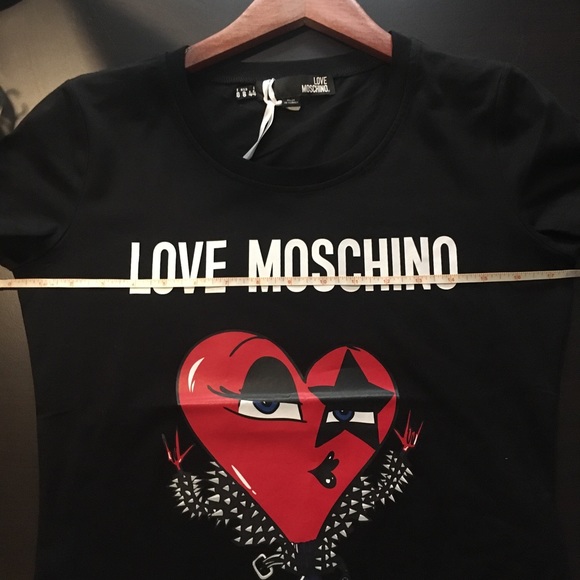 NWT Love Moschino women’s T-shirt in size US 8 - Picture 7 of 8